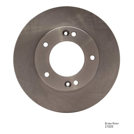 DYNAMIC FRICTION CO Brake Rotor, Front, 600-21020 600-21020